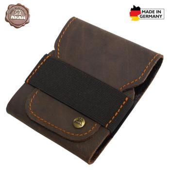 AKAH Cartridge Case with Pull-Up Effect | Buffalo Leather